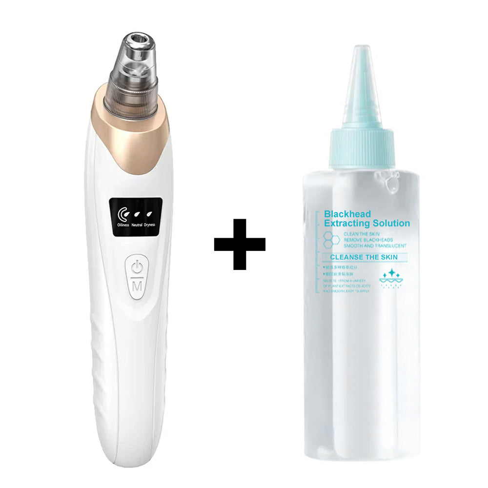🫧Electric Pore Vacuum & Blackhead Remover – Rechargeable Spot Extractor Tool Set