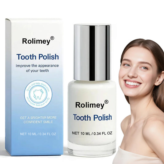 🆙🦷Instant Teeth Whitening Polish  - Enamel Safe Tooth Gloss for Yellow Teeth Stain Removal - Fluoride-Free & Sensitivity Free