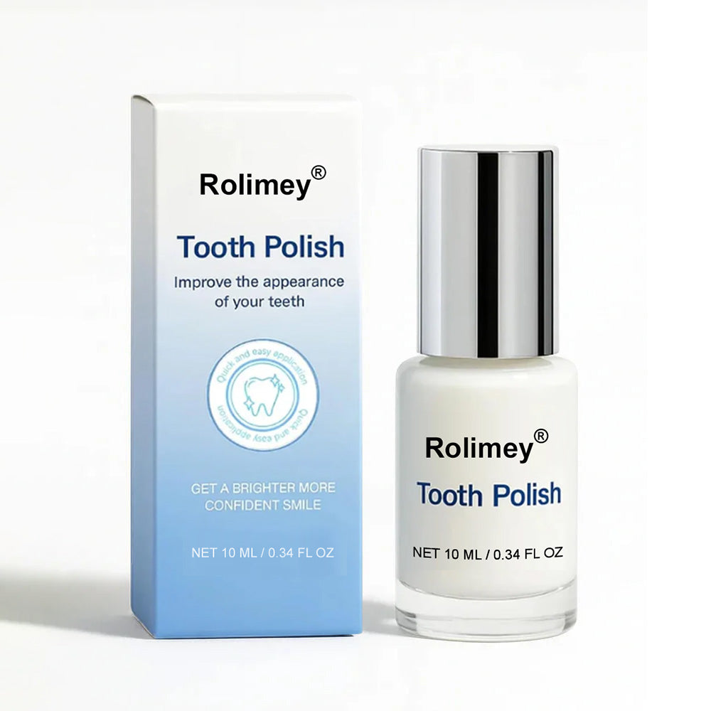 ✨🦷Instant Teeth Whitening Polish  - Enamel Safe Tooth Gloss for Yellow Teeth Stain Removal - Fluoride-Free & Sensitivity Free