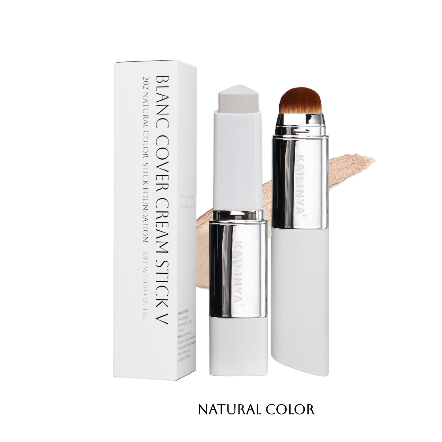 🆙Color Changing Foundation Stick with Built-in Brush