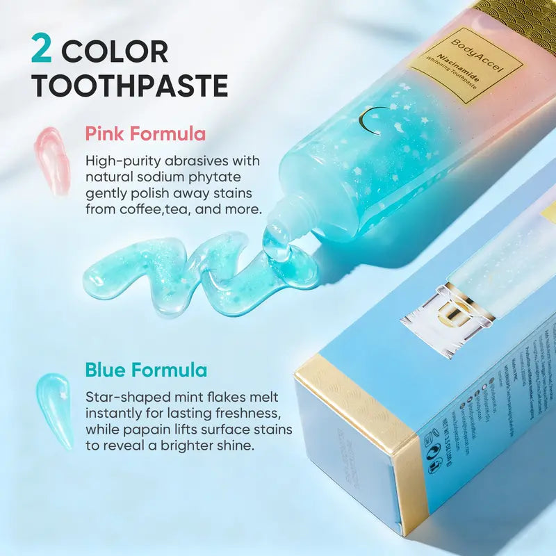 ✨Niacinamide Teeth Whitening Toothpaste | Gentle Stain Removal & Enamel Care