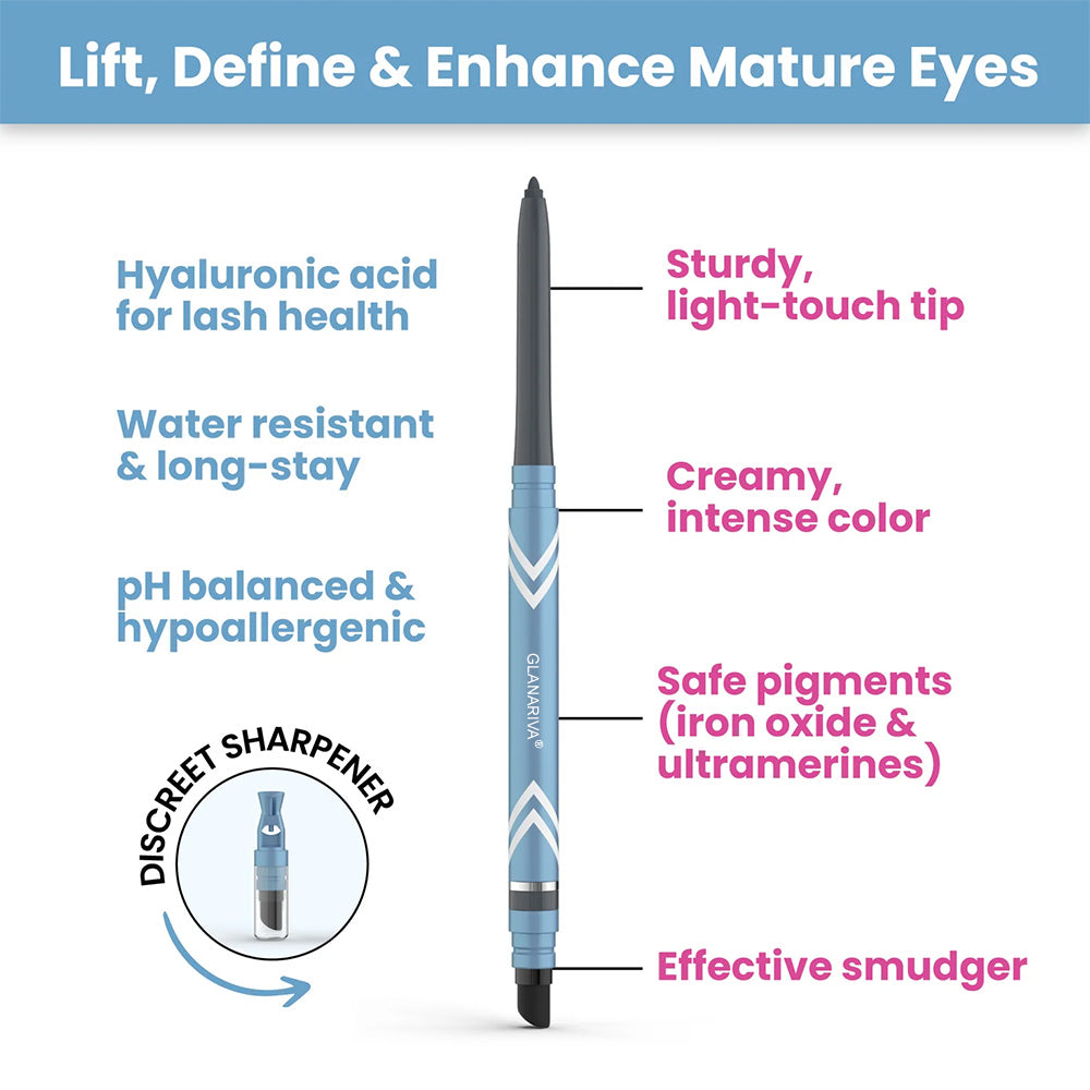👁️GLANARIVA® Waterproof Smudge-Proof Gel Eyeliner | All Day Comfort