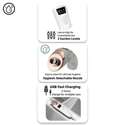🫧Electric Pore Vacuum & Blackhead Remover – Rechargeable Spot Extractor Tool Set
